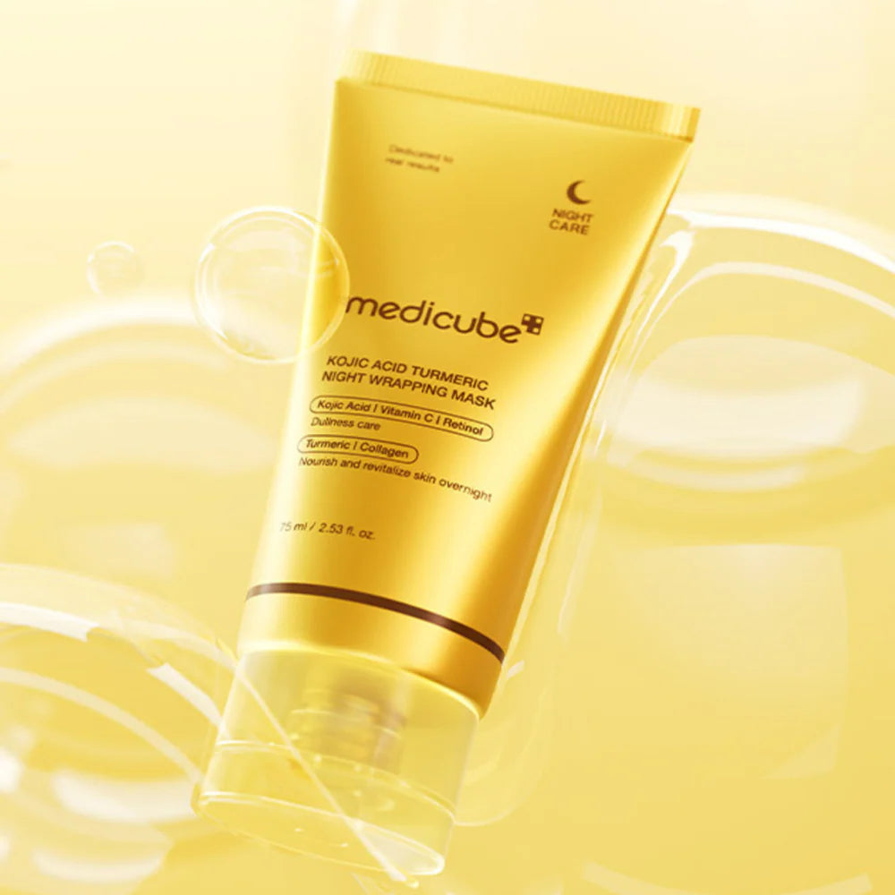 Masque de nuit anti-tâches au curcuma + 1 pinceau (offert)