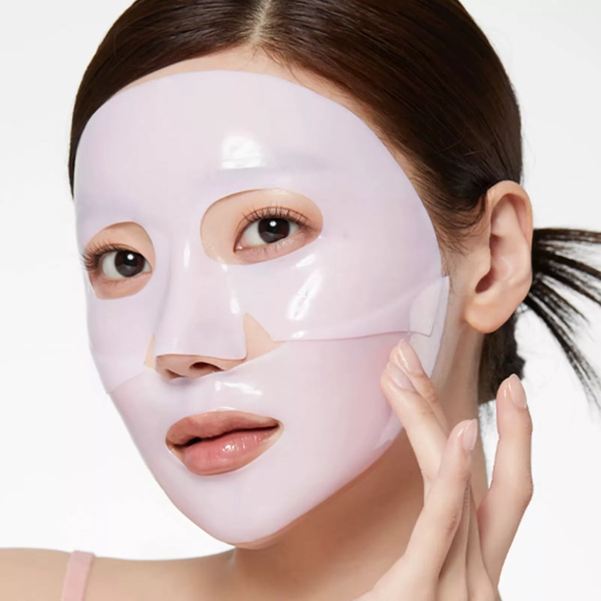 Masque gel au collagène rose