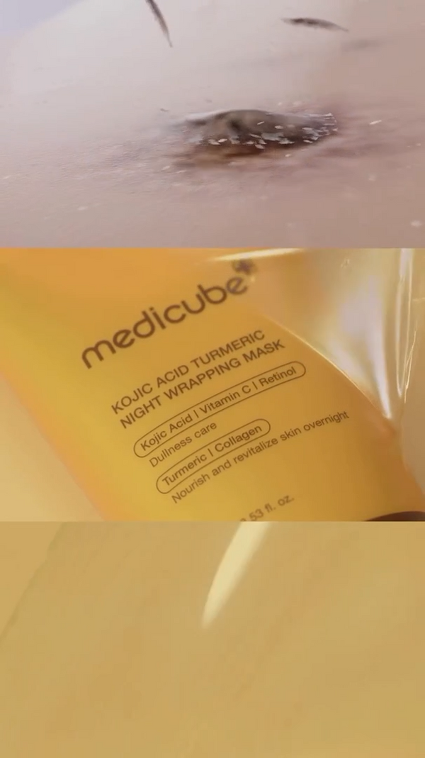 Masque de nuit anti-tâches au curcuma + 1 pinceau (offert)